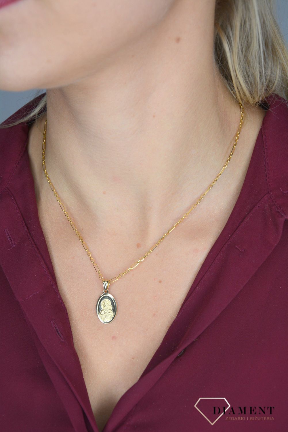 Złoty łańcuszek 585 o szerokości 2 mm DIA-LAN-1234-585 2mm ✅ Złoty łańcuszek o szerokości 2 mm ✅.jpg